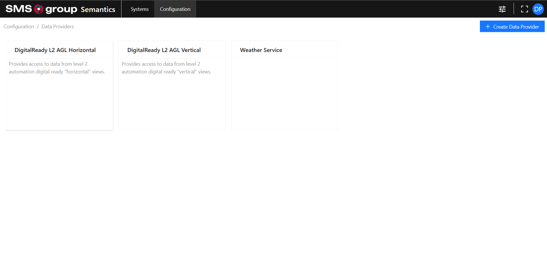 Data Providers Overview