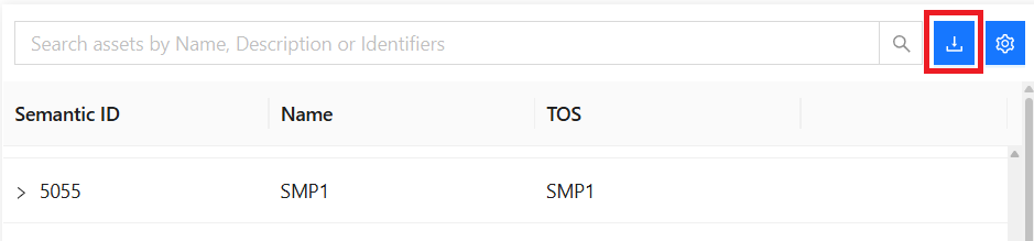 Hierarchy View Export Button