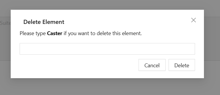 System Delete Modal
