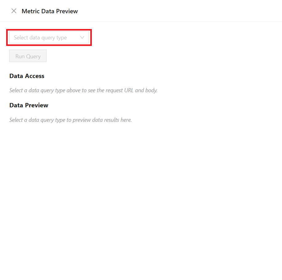 Thing Edit Metrics Overview Data Preview Query