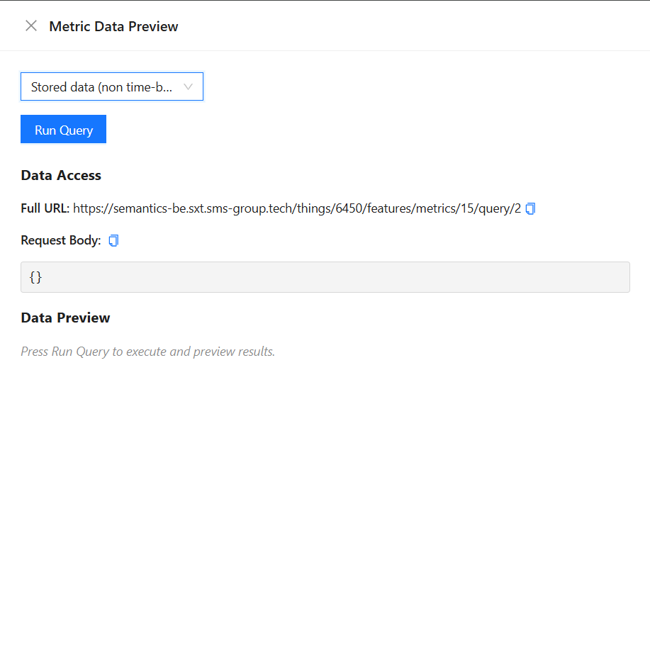 Thing Edit Metrics Overview Data Preview Query Without Parameters