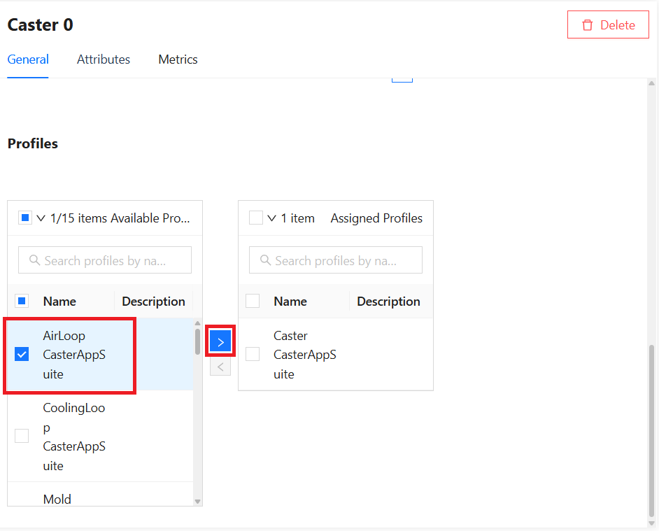 Thing Edit Profiles Available Profiles